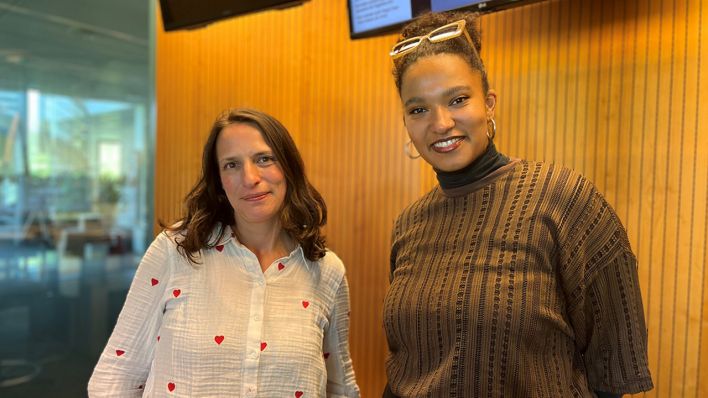 Caro Korneli und Fama M'Boup von Olicía © radioeins