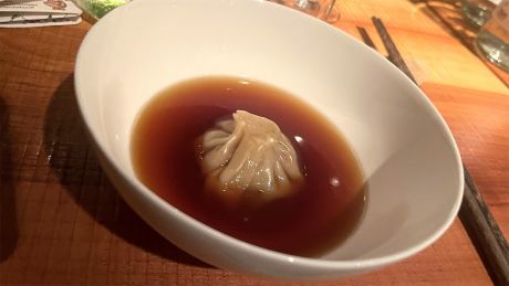 Entenbrühe mit Dumplings