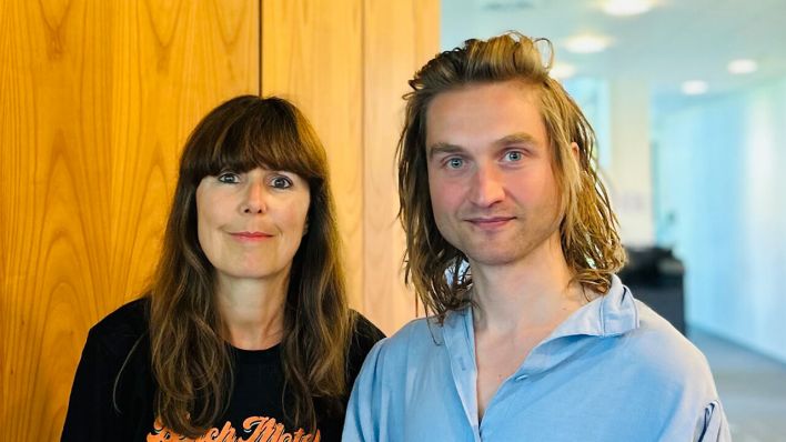Christiane Falk zusammen mit Ralph Heidel © radioeins/Chris Melzer