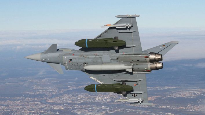 Kampfjet mit Taurus-Marschflugkörper © imago images/Abaca