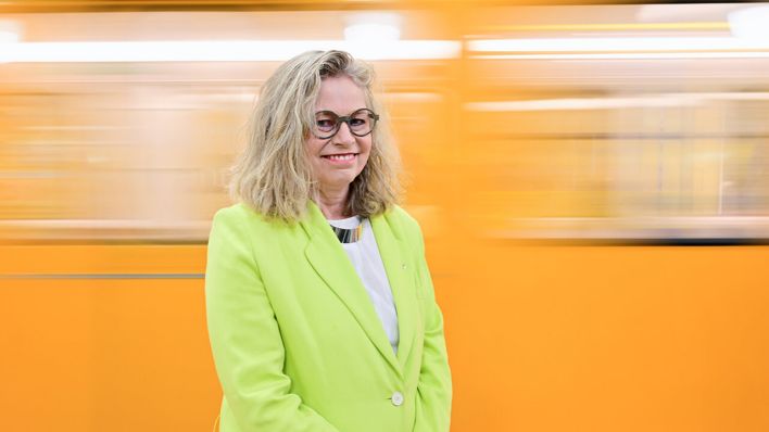 Ute Bonde (CDU), Berliner Senatorin für Mobilität, Verkehr, Klimaschutz und Umwelt © picture alliance/dpa | Sebastian Gollnow