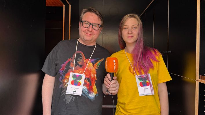 Marcel Karnapke und Laura Waltz © radioeins