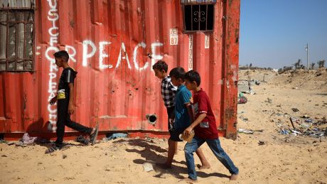 Kinder in Gaza © IMAGO / NurPhoto