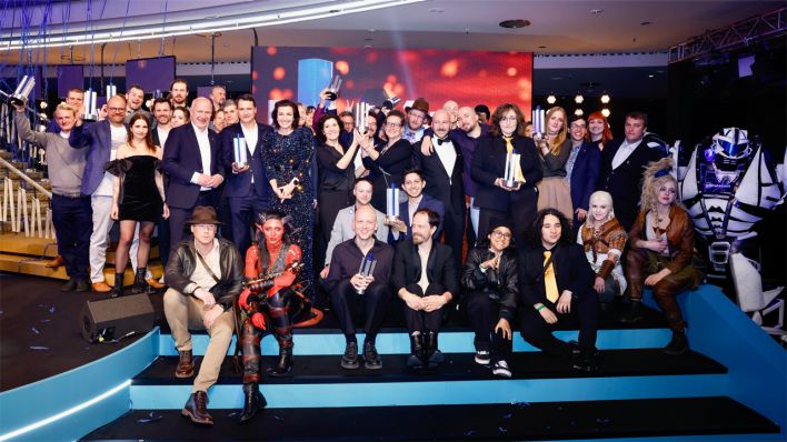 Die Gewinner des Deutschen Computerspielpreises im Palais am Funkturm © picture alliance/dpa/Getty | Franziska Krug