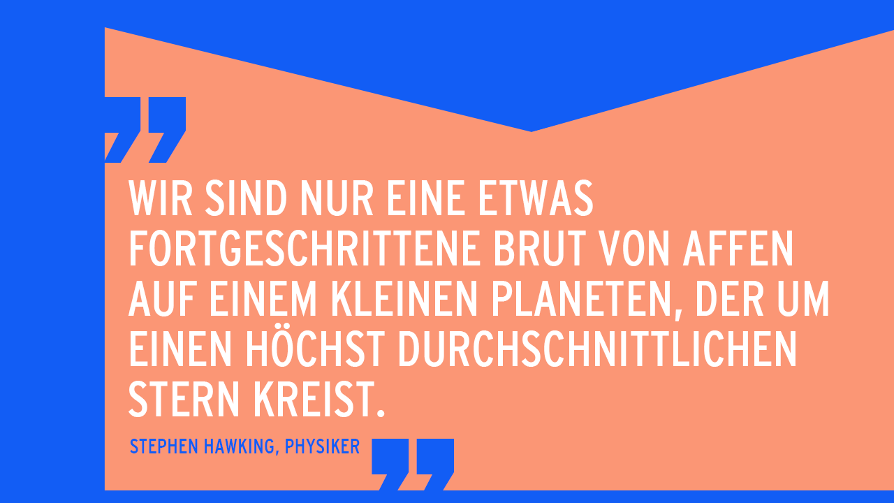 Der atheistische Stachel: Stephen Hawking © radioeins