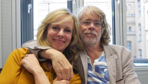 Bettina Rust und Helge Schneider © radioeins/Nina Klippel