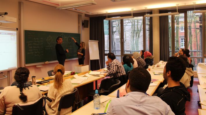 Weiterbildungsprogramm für geflüchtet Lehrer an der Uni Potsdam © radioeins