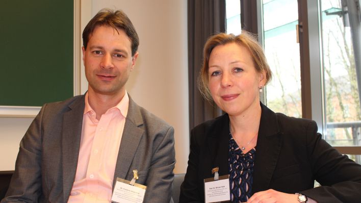 Prof. Dr. Miriam Vock, Professorin für Empirische Unterrichts- und Interventionsforschung, und ihr wissenschaftlicher Mitarbeiter Dr. Frederik Ahlgrimm hatten die Idee für das Weiterbildungsprogramm © radioeins