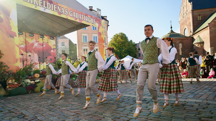 Herbstmarkt auf dem Domplatz © radioeins/F. Nennemann