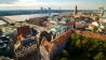 Ausblick vom Turm der St. Petri Kirche in Riga © radioeins/F. Nennemann