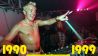 Das Archivbild vom 10.08.1996 zeigt den Frankfurter DJ Sven Väth bei einer Großparty in einem gesperrten Straßentunnel in Frankfurt/Main