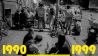Berlin, 02.07.1991, vor der Kellerkneipe Assel, Oranienburger Straße