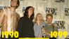 Die Grunge-Rocker Nirvana posieren nachdem sie bei den 10. MTV Video Music Awards am Donnerstag, den 2. September 1993 in Universal City, Kalifornien, für das beste alternative Video für "In Bloom" ausgezeichnet wurden