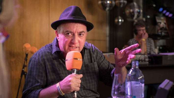 Andre Herzberg (Pankow) in der radioeins Dachlounge