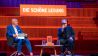 Herbert Grönemeyer zusammen mit Michael Lentz auf der Bühne