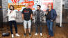 Kerstin Hermes und Andreas Ulrich im Gespräch mit den Union-Fans und radioeins-Hörern Lars und Lars