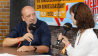 Kerstin Hermes im Gespräch mit radioeins Programmchef Robert Skuppin