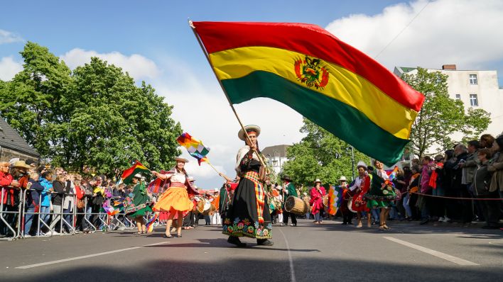Impressionen des bunten Straßenumzugs © radioeins/Frederic Schweizer