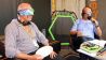 Volker Wieprecht und Robert Skuppin vor der Blindverkostung © radioeins