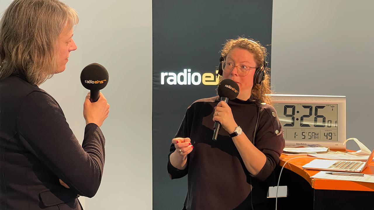 radioeins sendet live aus dem Hamburger Bahnhof