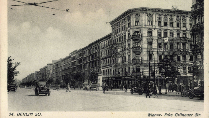 Historische Aufnahme Wiener Straße © imago/Arkivi