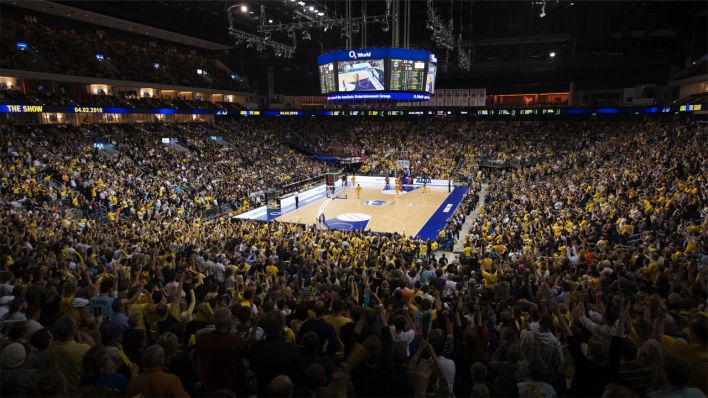 ALBA Berlin in der Mercedes-Benz Arena Berlin © ALBA Berlin