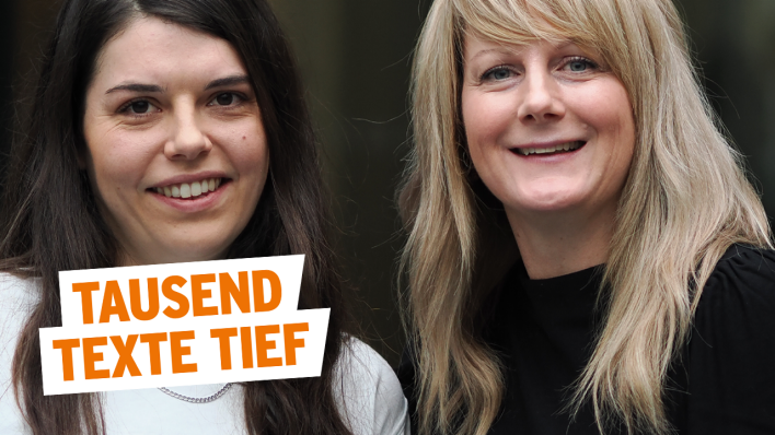 Tausend Texte Tief - Laura Clemenz und Claudia Gerth © radioeins/Schuster