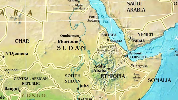 Sudan, Äthiopien und Eritrea