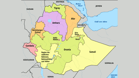 Äthiopien mit Oromia