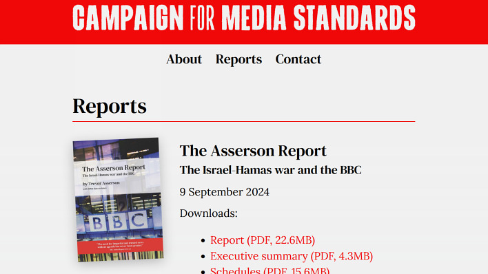The Asserson Report: The Israel-Hamas war and the BBC The Asserson Report: The Israel-Hamas war and the BBC