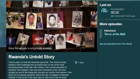BBC: Rwanda’s Untold Story