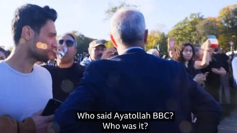 Who said Ayatollah BBC? Who was it?