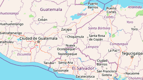 Guatemala mit Chiquimula Guatemala mit Chiquimula