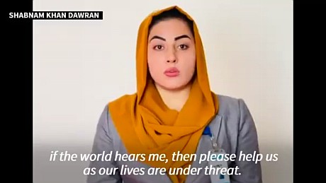 Shabnam Dawran: If the world hears me, then please help us as our lives are under threat