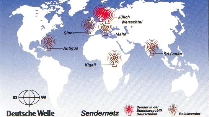 Deutsche Welle, Sendernetz Deutsche Welle, Sendernetz