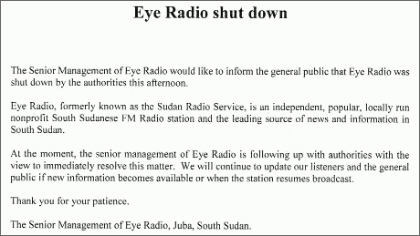 Eye Radio shut down