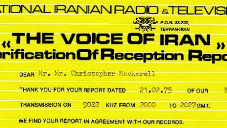 National Iranian Radio and Television, 1975, 9022 kHz National Iranian Radio and Television, 1975, 9022 kHz