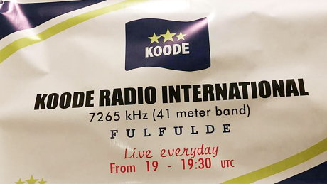 Koode Radio International, 7265 kHz, Fulfulde Koode Radio International, 7265 kHz, Fulfulde