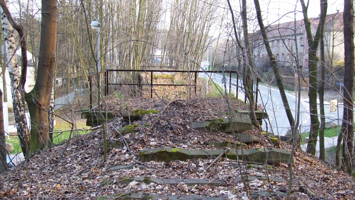 Bahndamm der Sächsischen Industriebahnen-Gesellschaft in Mittweida (2007)