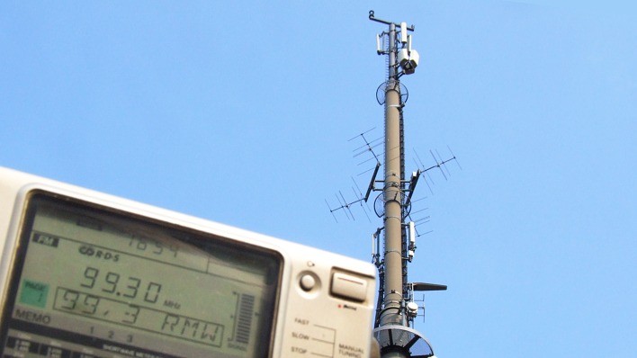 Mittweida, Funkturm mit Sender 99,3 MHz (2007)