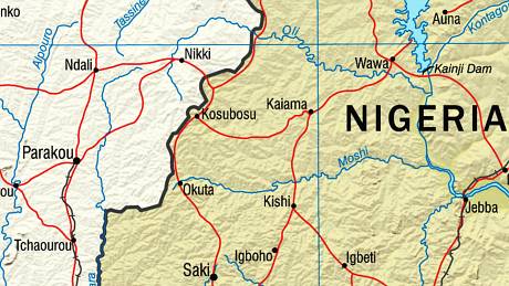 Benin mit Parakou und Nigeria Benin mit Parakou und Nigeria