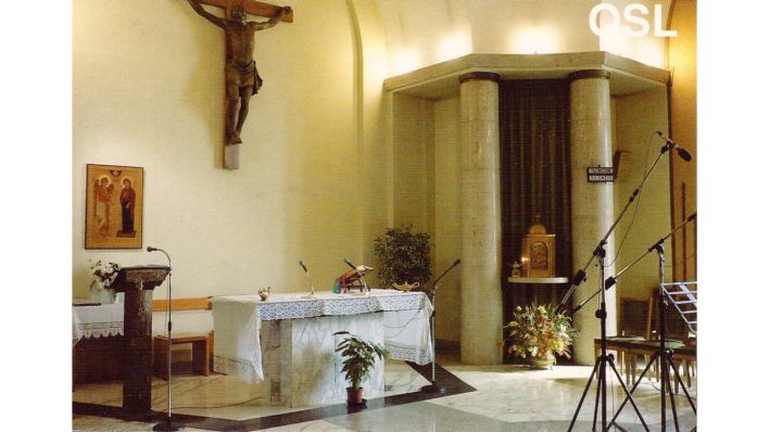 Kapelle im Funkhaus von Radio Vatikan Kapelle im Funkhaus von Radio Vatikan