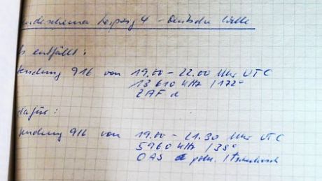 Sendeschema Leipzig 4, Deutsche Welle: Es entfällt 19.00-22.00 Uhr UTC 13610 kHz / 172° Zentralafrika, dafür: 19.00-21.30 Uhr UTC 5960 kHz / 38° Ostasien, Polnisch/Tschechisch Sendeschema Leipzig 4, Deutsche Welle: Es entfällt 19.00-22.00 Uhr UTC 13610 kHz / 172° Zentralafrika, dafür: 19.00-21.30 Uhr UTC 5960 kHz / 38° Ostasien, Polnisch/Tschechisch