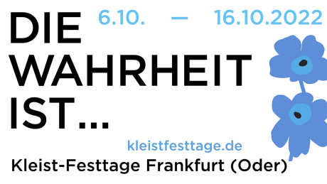 Kleist-Festtage 2022 Kleist-Festtage 2022